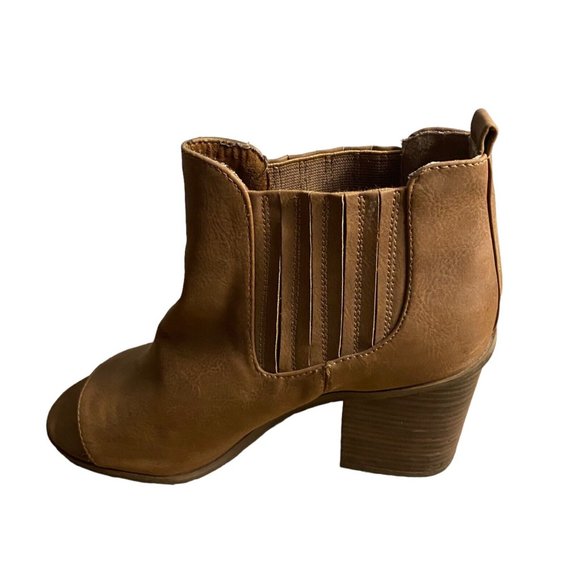 BC Women's Tan Open Toe Heels - Picture 4 of 8